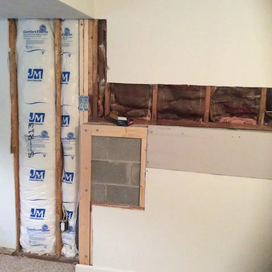 Wall insulation replacement during Structural Drying in Berkeley Heights